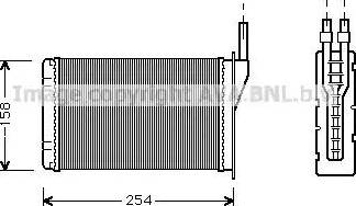 Ava Quality Cooling RTA6087 - Siltummainis, Salona apsilde www.autospares.lv