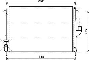 Ava Quality Cooling RTA2478 - Radiators, Motora dzesēšanas sistēma www.autospares.lv