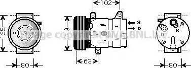 Ava Quality Cooling RT K440 - Kompresors, Gaisa kond. sistēma www.autospares.lv