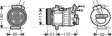 Ava Quality Cooling RTK485 - Kompresors, Gaisa kond. sistēma www.autospares.lv