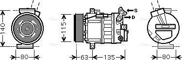 Ava Quality Cooling RTK486 - Kompresors, Gaisa kond. sistēma www.autospares.lv