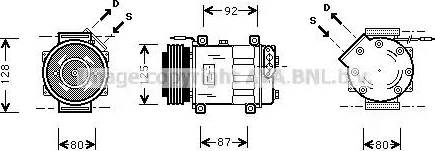 Ava Quality Cooling RT K046 - Kompresors, Gaisa kond. sistēma www.autospares.lv