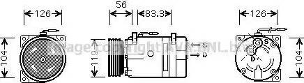Ava Quality Cooling RT K310 - Kompresors, Gaisa kond. sistēma www.autospares.lv
