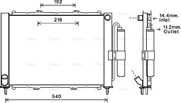 Ava Quality Cooling RTM497 - Dzesēšanas modulis www.autospares.lv