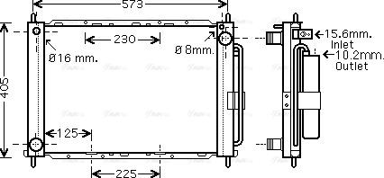 Ava Quality Cooling RT M405 - Dzesēšanas modulis www.autospares.lv