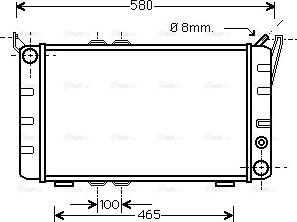 Ava Quality Cooling SA2001 - Radiators, Motora dzesēšanas sistēma www.autospares.lv