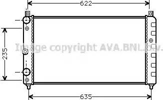 Ava Quality Cooling SA2003 - Radiators, Motora dzesēšanas sistēma www.autospares.lv