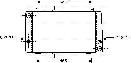 Ava Quality Cooling SA2002 - Radiators, Motora dzesēšanas sistēma www.autospares.lv