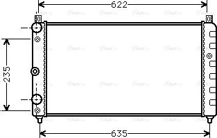 Ava Quality Cooling SAA2003 - Radiators, Motora dzesēšanas sistēma www.autospares.lv