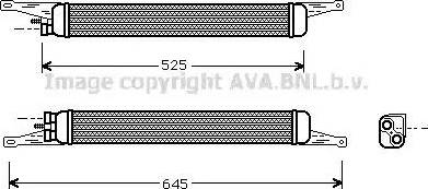 Ava Quality Cooling SB 3045 - Eļļas radiators, Motoreļļa www.autospares.lv