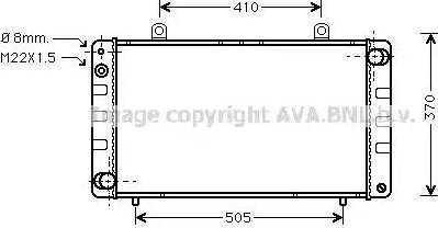 Ava Quality Cooling SB 2002 - Radiators, Motora dzesēšanas sistēma www.autospares.lv