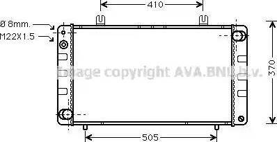 Ava Quality Cooling SB 2010 - Radiators, Motora dzesēšanas sistēma www.autospares.lv