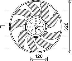 Ava Quality Cooling SB7504 - Ventilators, Motora dzesēšanas sistēma www.autospares.lv