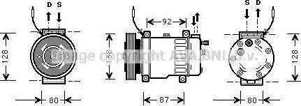 Ava Quality Cooling SB K052 - Kompresors, Gaisa kond. sistēma www.autospares.lv