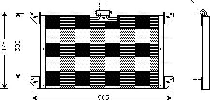 Ava Quality Cooling SC 5009 - Kondensators, Gaisa kond. sistēma www.autospares.lv