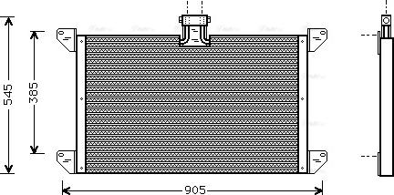 Ava Quality Cooling SC 5008 - Kondensators, Gaisa kond. sistēma www.autospares.lv