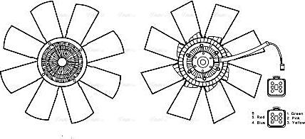 Ava Quality Cooling SCF042 - Ventilators, Motora dzesēšanas sistēma www.autospares.lv