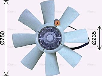 Ava Quality Cooling SCF070 - Ventilators, Motora dzesēšanas sistēma www.autospares.lv