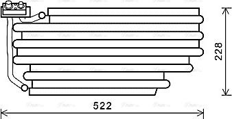 Ava Quality Cooling SCV030 - Iztvaikotājs, Gaisa kondicionēšanas sistēma www.autospares.lv