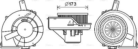 Ava Quality Cooling ST8046 - Salona ventilators www.autospares.lv