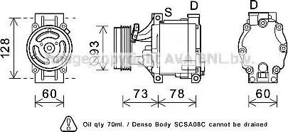 Ava Quality Cooling SUK099 - Kompresors, Gaisa kond. sistēma www.autospares.lv