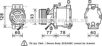 Ava Quality Cooling SUK100 - Kompresors, Gaisa kond. sistēma www.autospares.lv