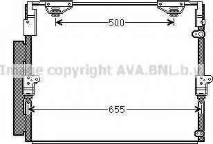 Ava Quality Cooling TO 5560 - Kondensators, Gaisa kond. sistēma www.autospares.lv