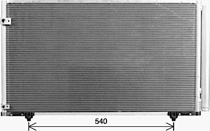 Ava Quality Cooling TO5756D - Kondensators, Gaisa kond. sistēma www.autospares.lv