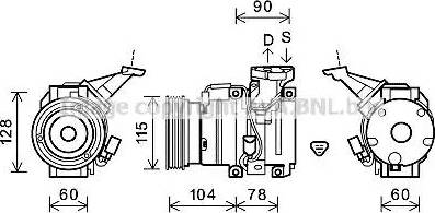 Ava Quality Cooling TOK609 - Kompresors, Gaisa kond. sistēma www.autospares.lv