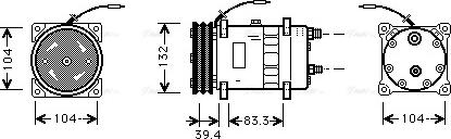 Ava Quality Cooling UV K047 - Kompresors, Gaisa kond. sistēma www.autospares.lv