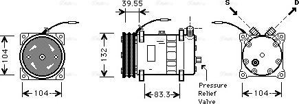 Ava Quality Cooling VLAK038 - Kompresors, Gaisa kond. sistēma www.autospares.lv