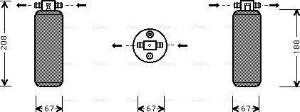 Ava Quality Cooling UVD027 - Sausinātājs, Kondicionieris www.autospares.lv