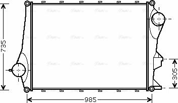 Ava Quality Cooling VL 4043 - Starpdzesētājs www.autospares.lv