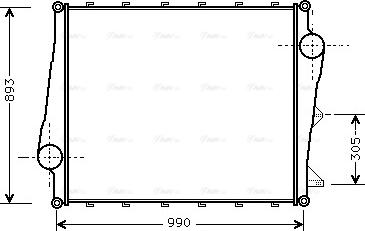 Ava Quality Cooling VL 4022 - Starpdzesētājs www.autospares.lv