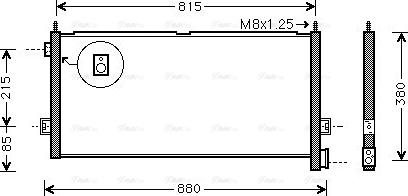 Ava Quality Cooling VL 5047 - Kondensators, Gaisa kond. sistēma www.autospares.lv