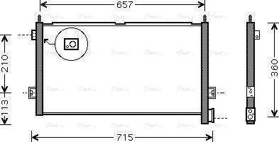 Ava Quality Cooling VL 5027 - Kondensators, Gaisa kond. sistēma www.autospares.lv