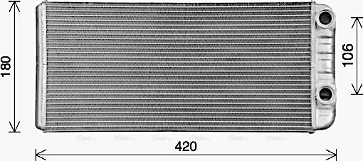 Ava Quality Cooling VL6114 - Siltummainis, Salona apsilde www.autospares.lv