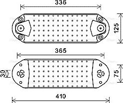 Ava Quality Cooling VL3075 - Eļļas radiators, Motoreļļa www.autospares.lv