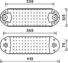 Ava Quality Cooling VL3076 - Eļļas radiators, Motoreļļa www.autospares.lv