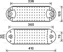 Ava Quality Cooling VL3072 - Eļļas radiators, Motoreļļa www.autospares.lv