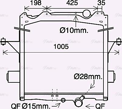 Ava Quality Cooling VL2085 - Radiators, Motora dzesēšanas sistēma www.autospares.lv