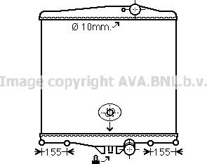 Ava Quality Cooling VL2020N - Radiators, Motora dzesēšanas sistēma www.autospares.lv