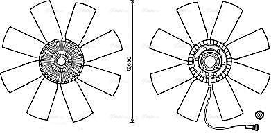 Ava Quality Cooling VLF068 - Ventilators, Motora dzesēšanas sistēma www.autospares.lv