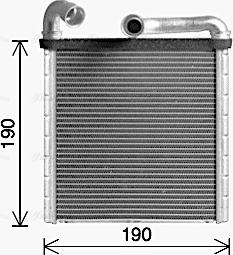 Ava Quality Cooling VN6424 - Siltummainis, Salona apsilde www.autospares.lv