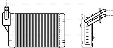 Ava Quality Cooling VN6069 - Siltummainis, Salona apsilde www.autospares.lv