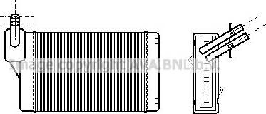 Ava Quality Cooling VN6060 - Siltummainis, Salona apsilde autospares.lv