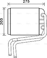 Ava Quality Cooling VN6378 - Siltummainis, Salona apsilde autospares.lv