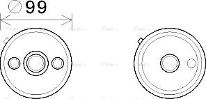 Ava Quality Cooling VN3358 - Eļļas radiators, Automātiskā pārnesumkārba www.autospares.lv