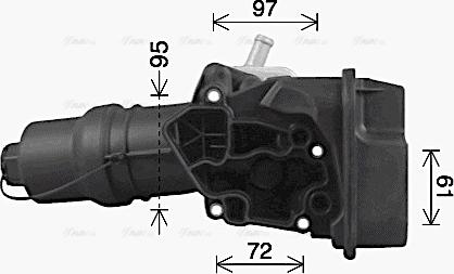 Ava Quality Cooling VN3329H - Eļļas radiators, Motoreļļa www.autospares.lv