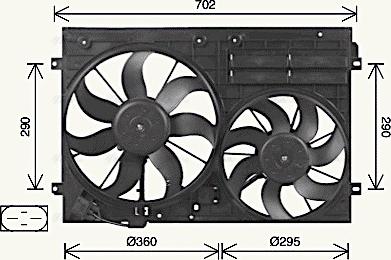 Ava Quality Cooling VN7551 - Ventilators, Motora dzesēšanas sistēma www.autospares.lv